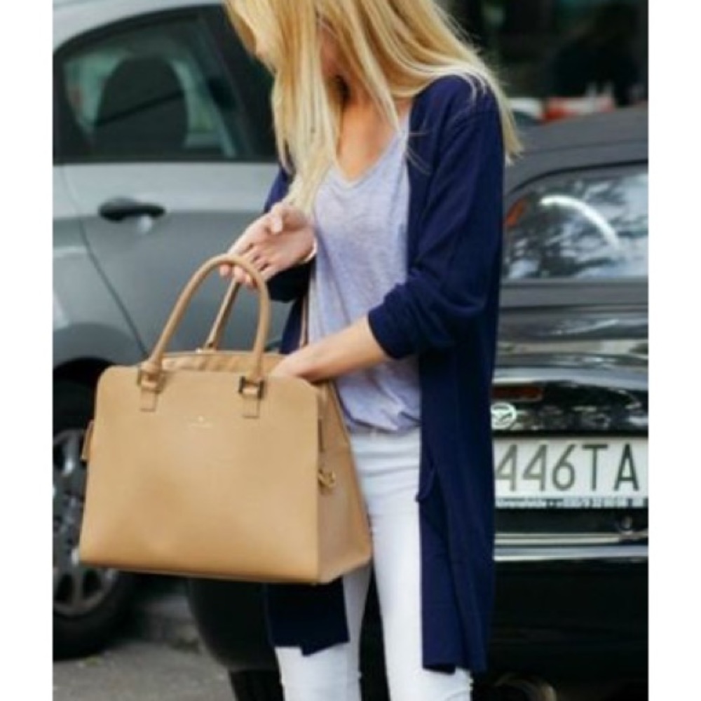 WHBM cardigan navy